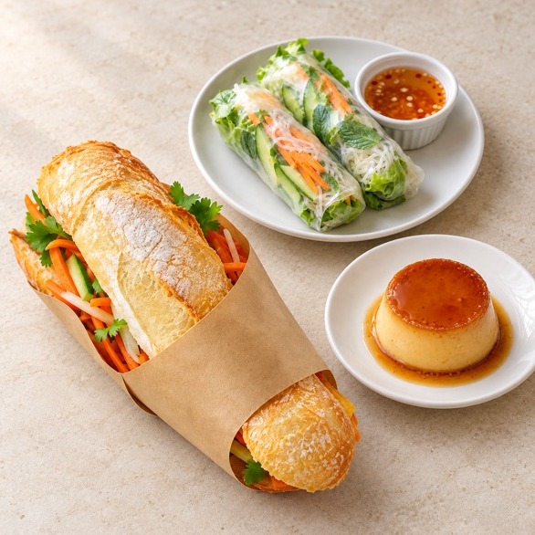 BANH MI AVEC ENTRÉE OU DESSERT